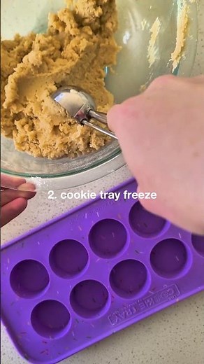 How to freeze cookie dough so you feel prepared for Christmas! Subscribe for more easy tips!