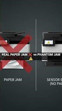Epson EcoTank Paper Jam Fix 🚨 Phantom & Real Jam Error Solution! #shorts