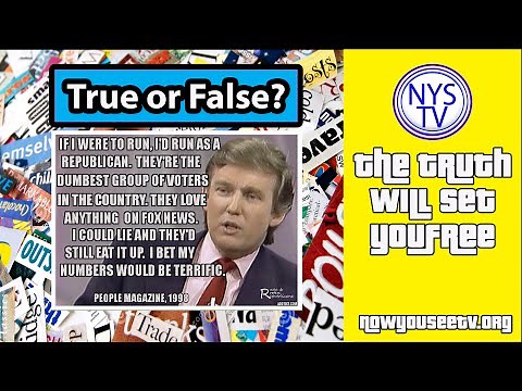What Did Donald Trump Say?! "Republicans are dumb" True or False- NowYouSeeTV