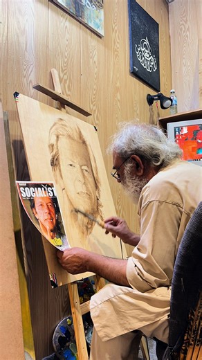 Pyrography portrait @Imran Khan Official @PTI OFFICIAL #art #fyp #imrankhan #pti #pyrography #portrait #nigaarkhana #fypシ