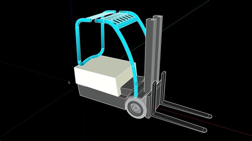 Digital Templating a Forklift Overhead Guard