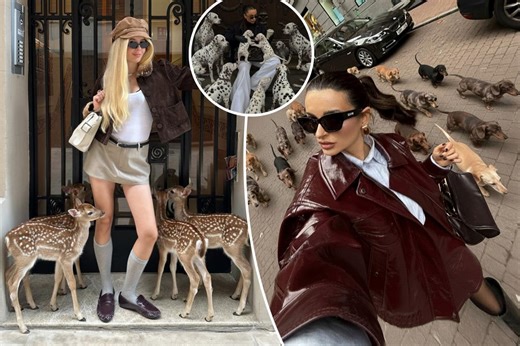 ‘Hot girl’ influencers pose with adorable AI animals to farm clicks — but their followers think it’s weird: ‘Go volunteer at a shelter’