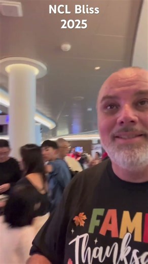 Walking around the NCL Bliss cruise ship