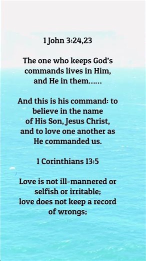 Keep the commands of the Lord God #command. #jesuschrist #believe #love #loveoneanother