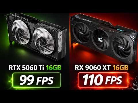 RTX 5060 Ti 16GB vs RX 9060 XT 16GB: I'LL HAVE TO RECOMMEND AMD...