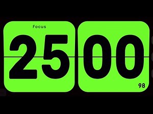 25 Minutes Flip Timer | Stay Focused on Relaxing Ticks