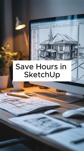 If You Use SketchUp, You NEED This Free Plugin 💻🔥 #SketchUp #1001bitTools #reels #AceOfArch