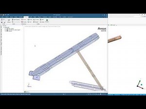Ansys system model using midsurfaces and joints
