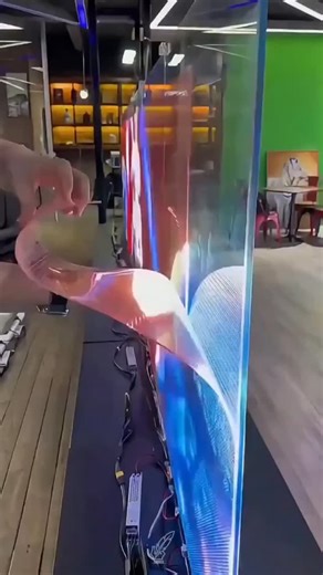 Science Boy on Instagram: "Windows that talk ✨ Transparent LED displays turn any glass into a living screen—blending reality with digital magic. 🌐💡 #TransparentLED #FutureDisplays #SmartWindows #ImmersiveTech #NextGenScreens #VisualInnovation #TechMagic #DigitalFuture #InnovationUnfolded #WowFactorTech"