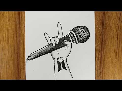 BTS Drawing Step by step | Easy drawing Ideas for beginners