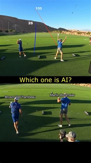 Martin Borgmeier on Instagram: "AI is getting really good 😳 #golf #golfswing #golfjoke #golfing #longestdrive #brysondechambeau"