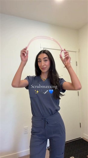 This color scrubs does it for me 🥹✨🩺 #nursetok #nursing #ootd #scrubs #nurse