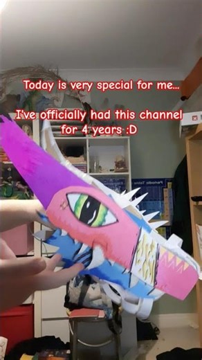 4 (BFDI :] ) years is insane #dragonpuppeteer #dragonpuppets #paperdragon