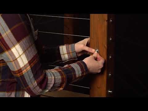 RailFX Basic 102 Series Cable Railing Kit Installation for Stairs