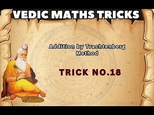 Vedic Math I Trick no-18 I Addition by Trachtenberg Method