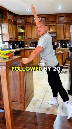 Core Workout for Seniors and Beginners from the Kitchen Counter (No Floor)