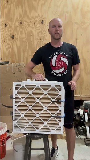 Turn a Box Fan into an Air Filter #woodworking