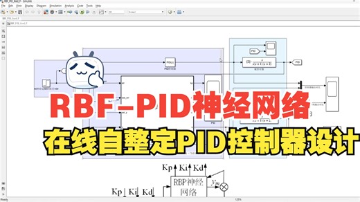 【1】基于RBF神经网络在线自整定PID控制器设计实现