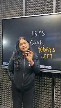 IBPS CLERK 90 DAYS LEFT #ibpsclerk #ibps #clerk #shortsfeed
