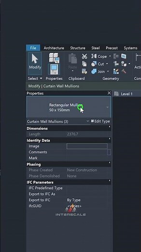 Revit Tutorial: How to Change Mullions in Curtain Wall