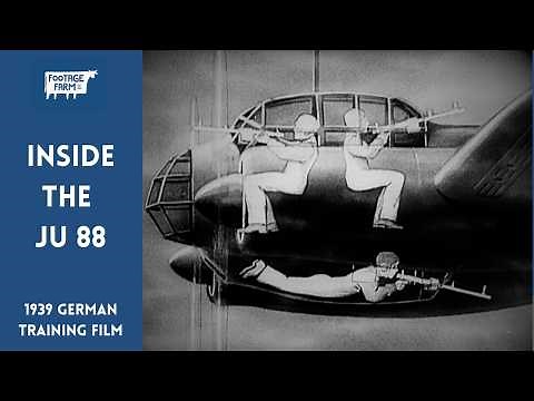 Inside the Luftwaffe's Ju 88 Bomber: Rare 1939 German Training Film (Restored HD) | Footage Farm Ltd