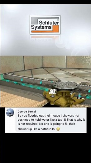 Flood test your tile shower