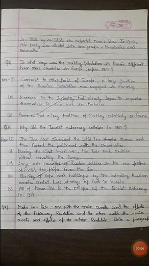 Class 9 History Question answer Chapter 2 SOCIALISM IN EUROPE AND THE RUSSIAN REVOLUTION || NCERT