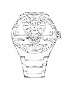 Three hours of sketching condensed into seconds, all for your viewing pleasure. Watch as Senior Designer Will Brackfield finalises the design for the case, dial and movement on The C12 Loco. | Christopher Ward