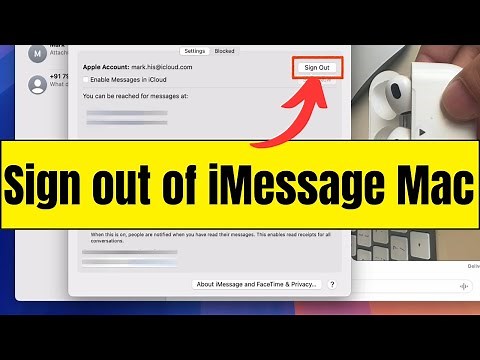 How to Sign out of iMessage on Mac, MacBook Pro, Air