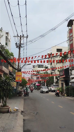 ベトナムはテトの準備万端！細い路地もこの通り！