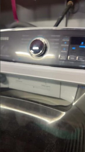 Samsung washer self clean