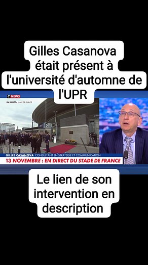 6.6K views · 98 reactions | Gilles Casanova Vous pouvez écouter ses analyses lors de l'université d'automne de 2023. https://youtu.be/zpK_M415OeA?si=938EWLORpOJws3EE https://youtu.be/iSnpbleMsJg?si=ejyNBlwnyuaoKqlw #UPR #Frexit #UE #asselineau2027 | Nicolas Bauer | Facebook