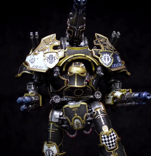 Painted Warbringer Titan Legio Crucius AT18 Painting Commission Services. Warhammer 40k. Miniatures GW Space Marines Adeptus Titanicus - Etsy