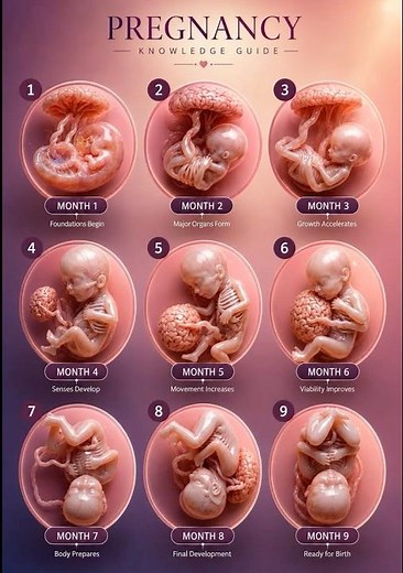 The 9-Month Miracle: A Complete Visual Guide to Fetal Development
