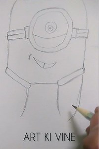 How to draw Minions (Stuart) ll step by step tutorial 🎨