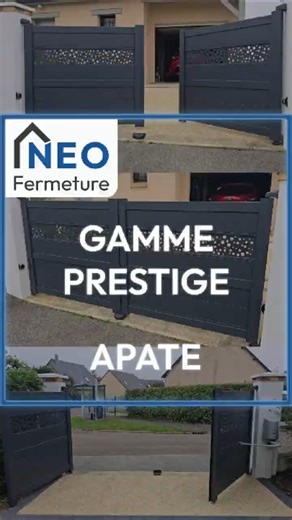 PORTAIL COULISSANT, BATTANT & PORTILLON PRESTIGE APATE