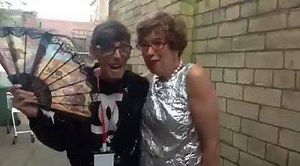 Hey here's JOHNNY ROBINSON and BGT LORRAINE BOWEN SINGING THE CRUMBLE SONG X FACTOR STYLE :) | Johnny Robinson