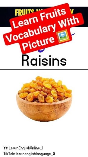 Learn Fruits Vocabulary With Picture 🖼️ #foryou #englishtourduspeakingcourse #english
