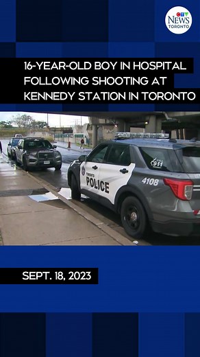 A teenager is in hospital following a shooting at Kennedy Station. Police have a limited description of the suspect, who is believed to be a Black male in his late teens or early 20s with an average height and average build. It is unclear where the suspect headed after the shooting. #ctvnews #ctvnewstoronto #toronto #newstiktok #fyp #foryou #ttc #subway #kennedystation #torontopolice