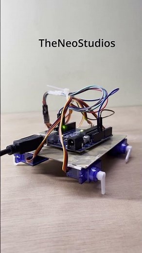 DIY Arduino Walking Robot using Servo Motors