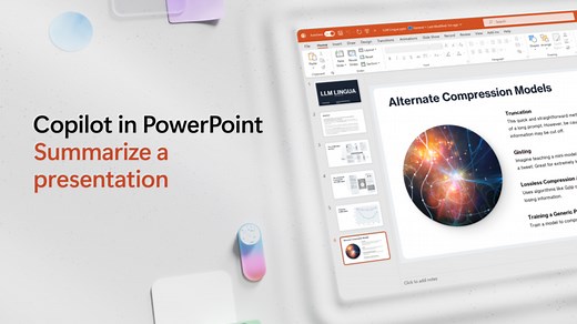 PowerPoint の Copilot を使用してプレゼンテーションを要約する