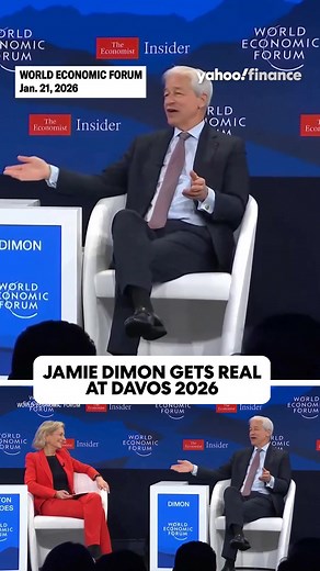 Jamie Dimon gets real at Davos.