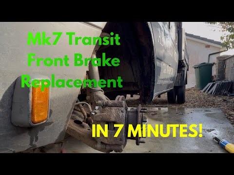 Mk7 Ford Transit RWD Front discs & pads replacement 
