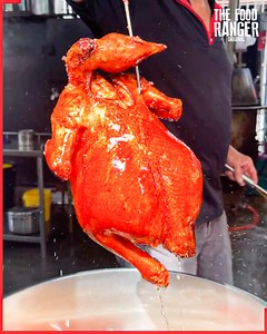 36M views · 10K reactions | Most insane whole fried chicken (10x better than KFC!) I can't stop watching! | The Food Ranger | Facebook