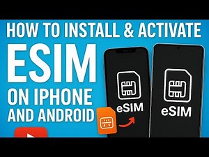 HOW TO INSTALL AND ACTIVATE FREE ESIM ON IPHONE AND ANDRIOD PHONE - FULL TUTORIAL #esim #activation