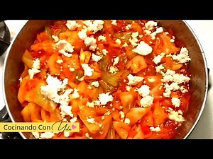 Repollo Guisado a La Mexicana. Sabroso y Economico.