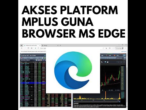 Akses Trading platform mplus guna Browser Edge (lebih laju)
