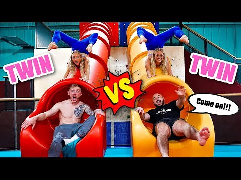 EXTREME ACRO GYMNASTICS OBSTACLE COURSE!!!