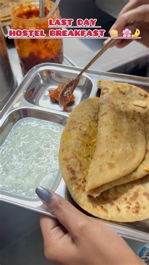 Mess breakfast 🥞 🌸 #hostellife #viral #trendingshorts #ytshorts #messfood