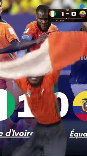 Victoire de la Côte d’Ivoire vs équateur @seganoofficiel2.0